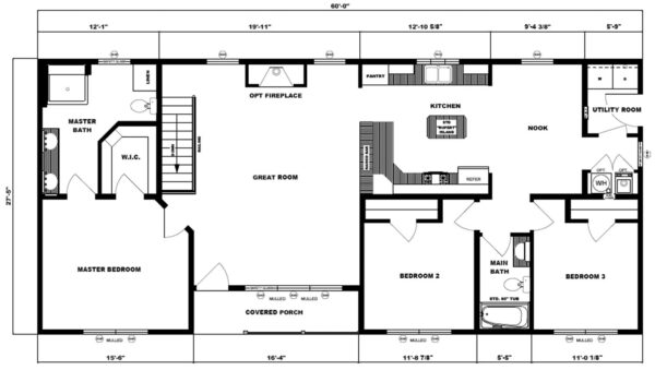 Pleasant Valley Worcester Floor Plan Butler