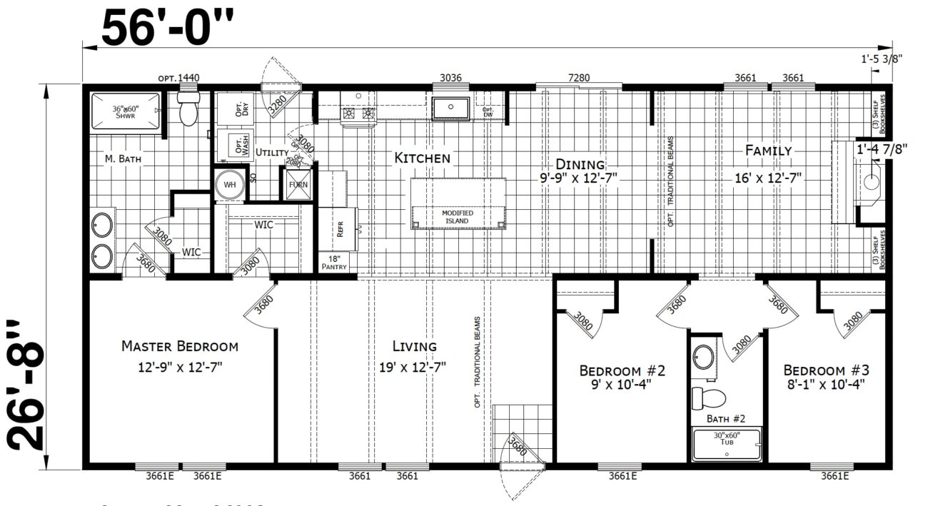 Champion ESDA26003 Floor Plan Vandergrift
