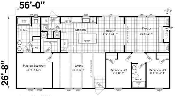 Champion ESDA26003 Floor Plan Vandergrift