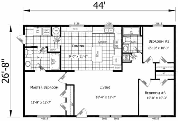 Atlantic ESD-A-24402 Floor Plan Vandergrift