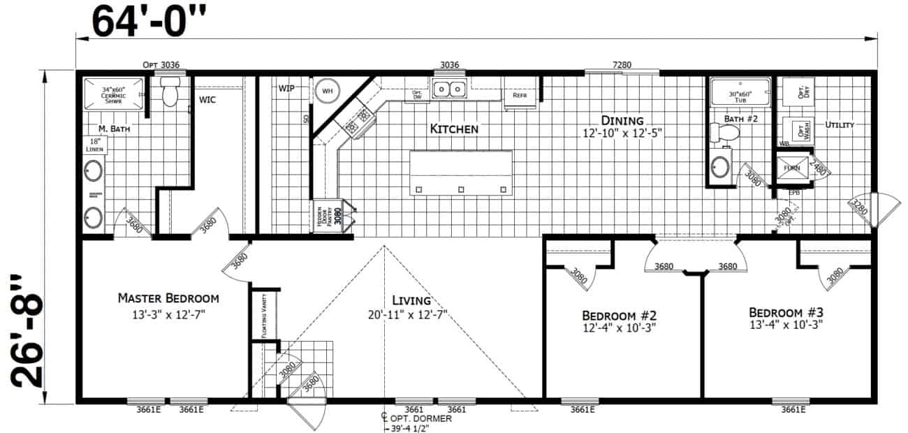 Champion ESDA26402 Floor Plan Butler