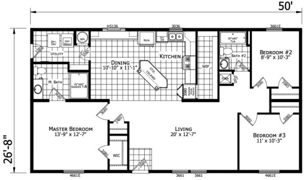 Atlantic ESDA25002 Floor Plan Vandergrift