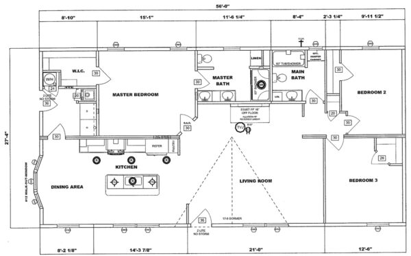 Pleasant Valley G-3462 Floor Plan Greensburg