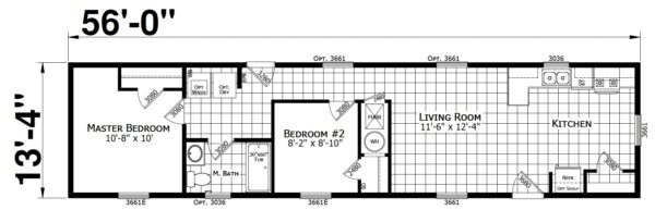 Champion 1456H21249 Floor Plan Butler