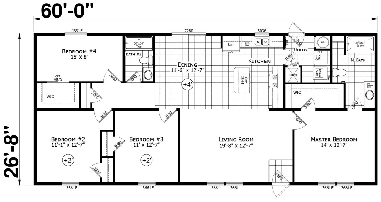 Champion ESDA25601 Floor Plan