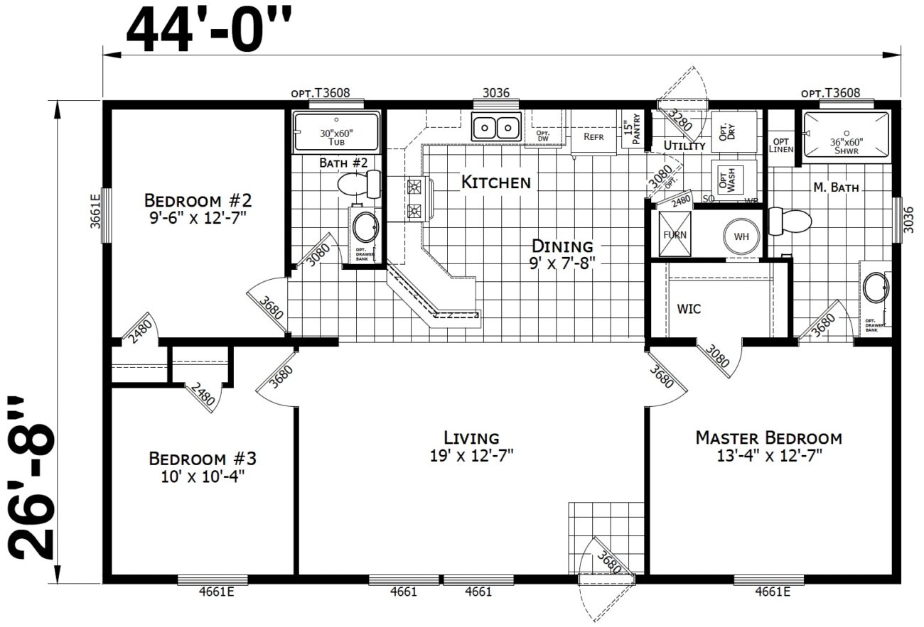Champion ESDB24401 Floor Plan Prospect