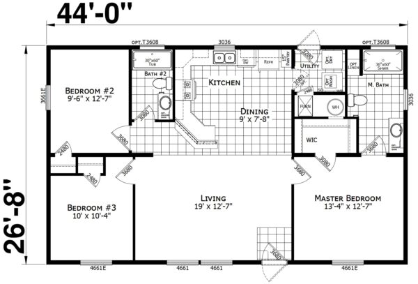 Champion ESDB24401 Floor Plan Prospect